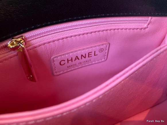 First Bag Ru BAG FLAP MINI TOP WITH HANDLE CHANEL 0708